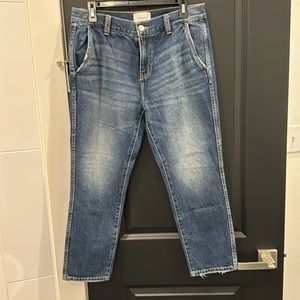 Current/Elliott Cropped Ankle Jeans
